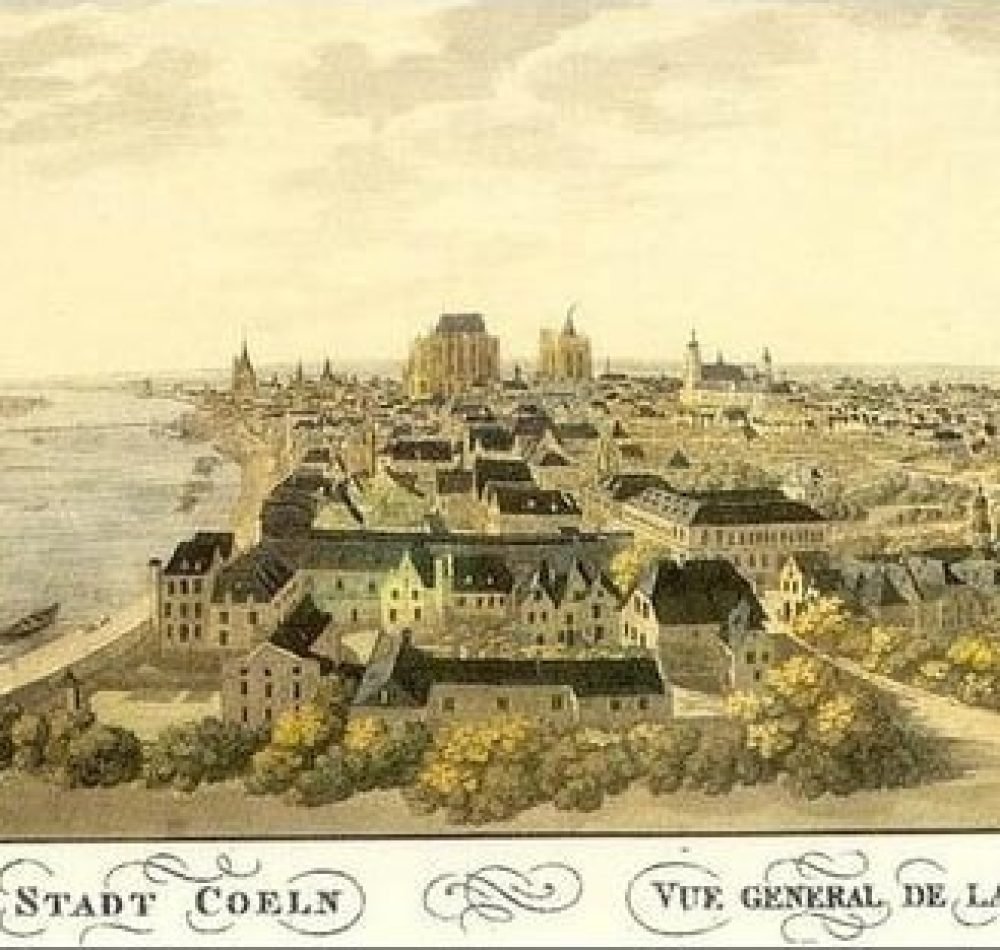 Gravure de la ville de Cologne 1800 | Domaine public