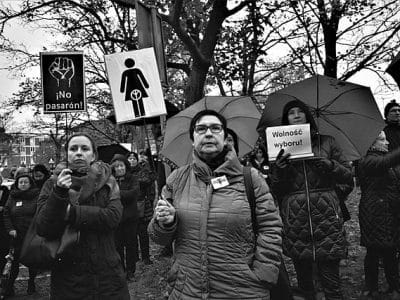 Grève des femmes en Pologne, 24/10/2016 | Creative Commons BY 4.0