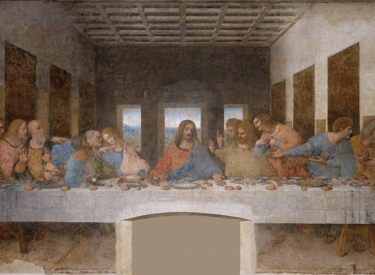 Iconographie d'illustration pour les non catholique à l'époque des lumières en provenance de La Cène - Léonard de Vinci | Domaine public