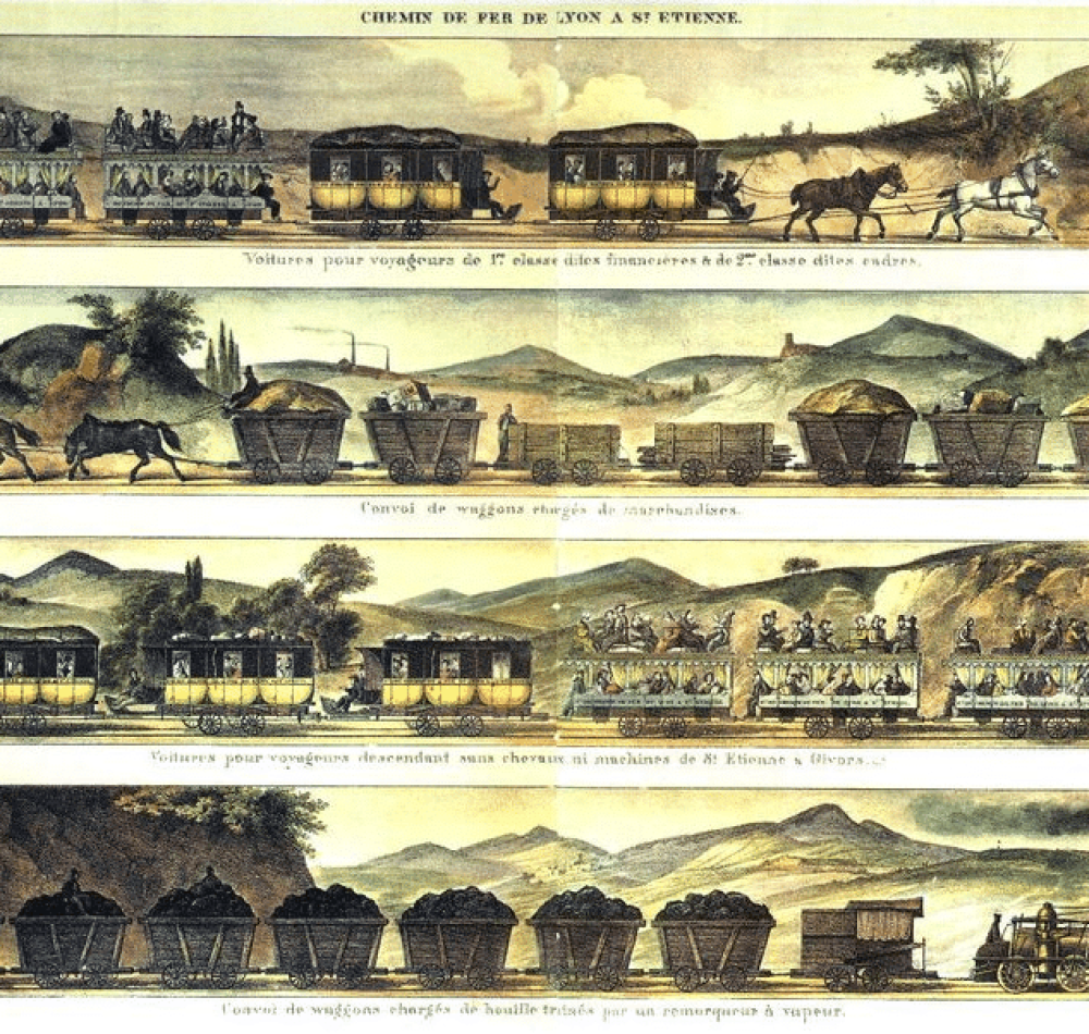 Illustration du chemin de fer en France - Auteur inconnu | Domaine public