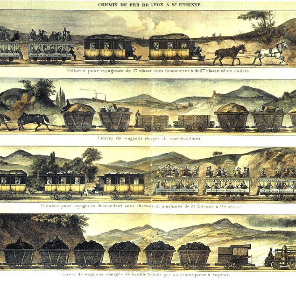 Illustration du chemin de fer en France - Auteur inconnu | Domaine public