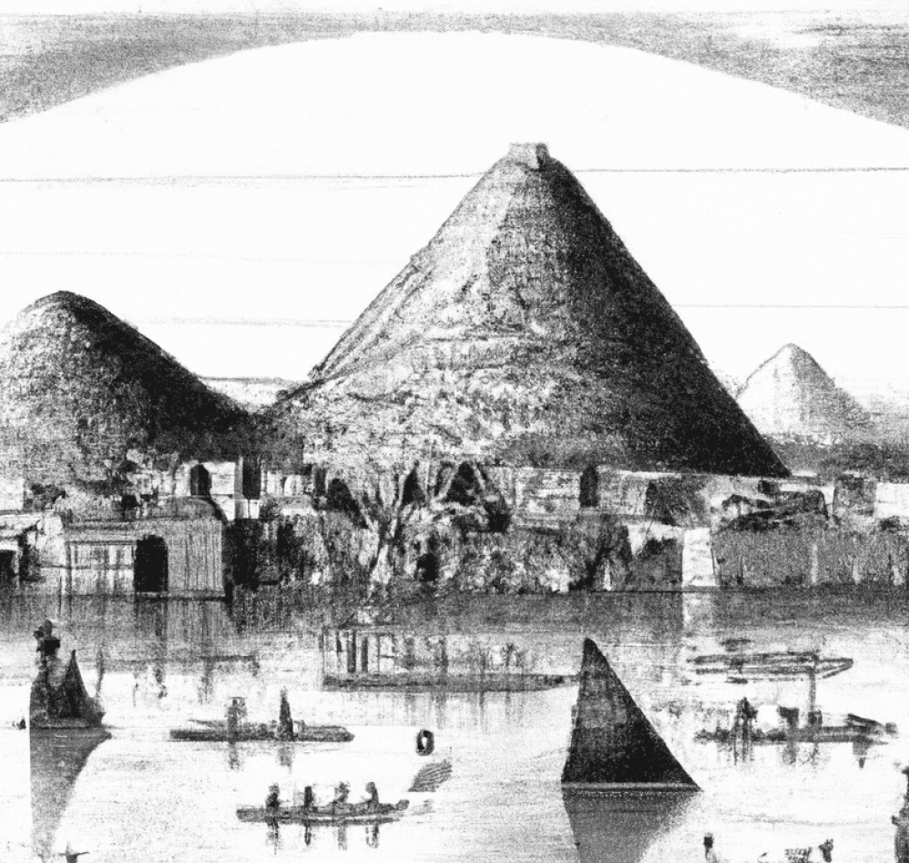 Illustration pour l'Égypte antique : 5 ouvrages à lire en licence - DALL-E