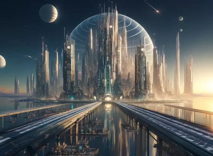 Image d'illustration du genre de science-fiction par l'IA | DALL-E