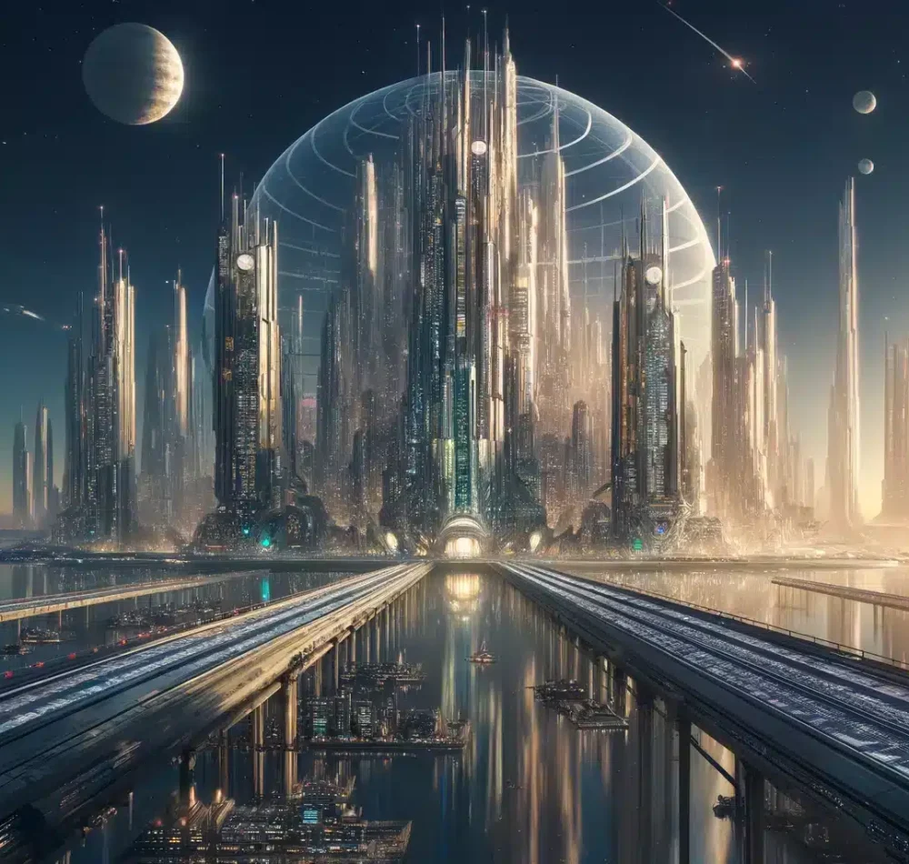 Image d'illustration du genre de science-fiction par l'IA | DALL-E