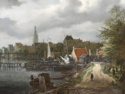 Vue d'Amsterdam (vers 1656) de Jacob Van Ruisdael - Yelkrokoyade | CC BY-SA 3.0