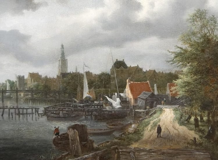 Vue d'Amsterdam (vers 1656) de Jacob Van Ruisdael - Yelkrokoyade | CC BY-SA 3.0