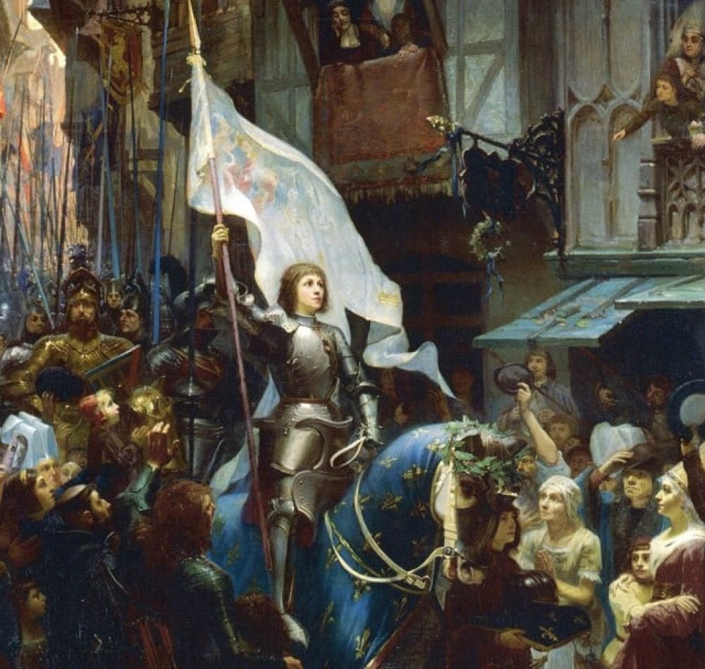 Jeanne d'Arc rentre dans Orléans -Jean-Jacques Scherrer | Domaine public