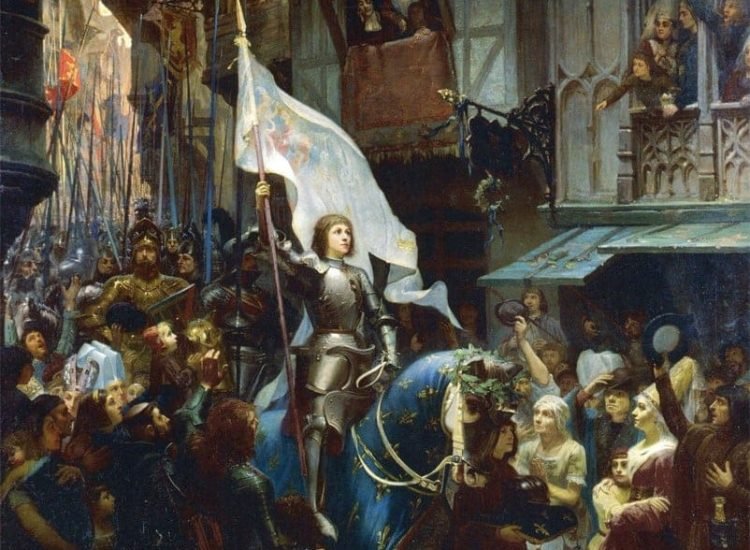 Jeanne d'Arc rentre dans Orléans -Jean-Jacques Scherrer | Domaine public