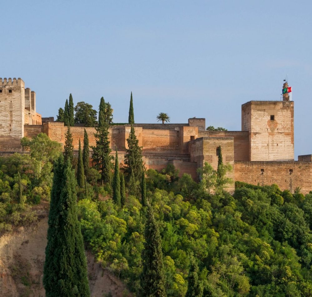 L'Alcazaba (la forteresse) de l'Alhambra de Grenade, Espagne - Jebulon | Domaine public