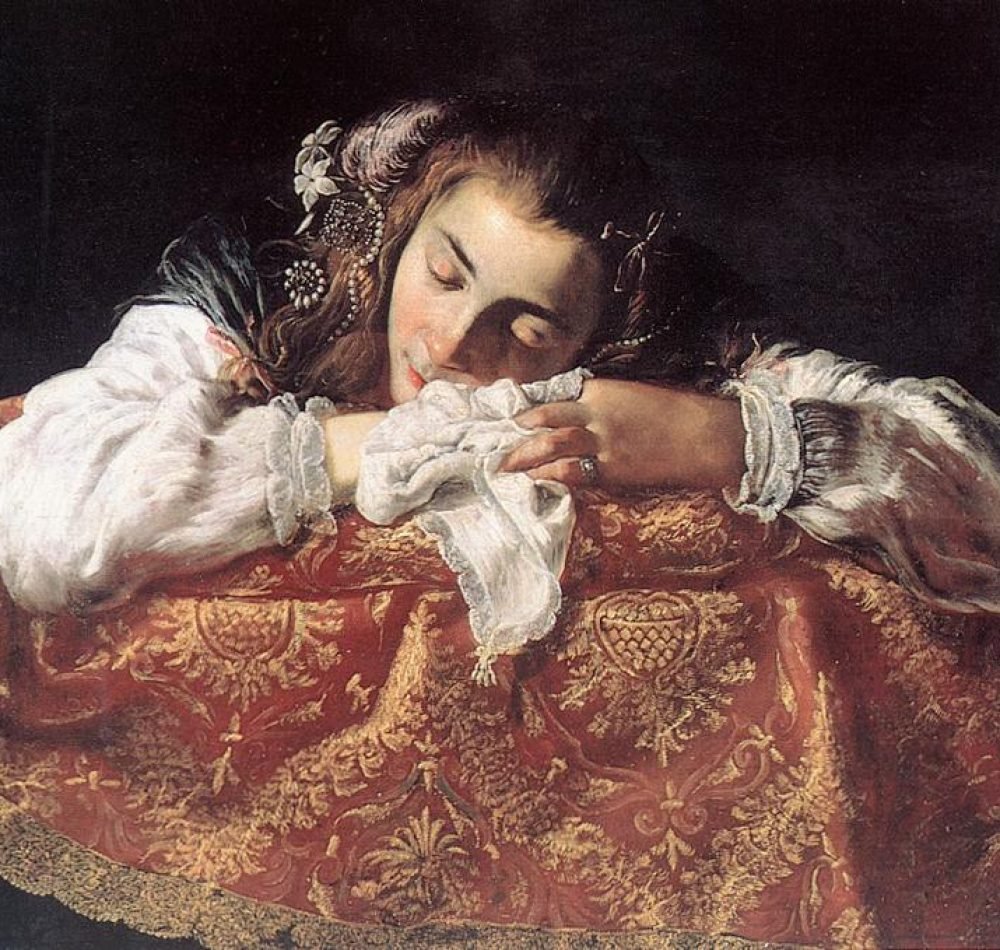 Girl sleeping - Domenico Fetti | Domaine public