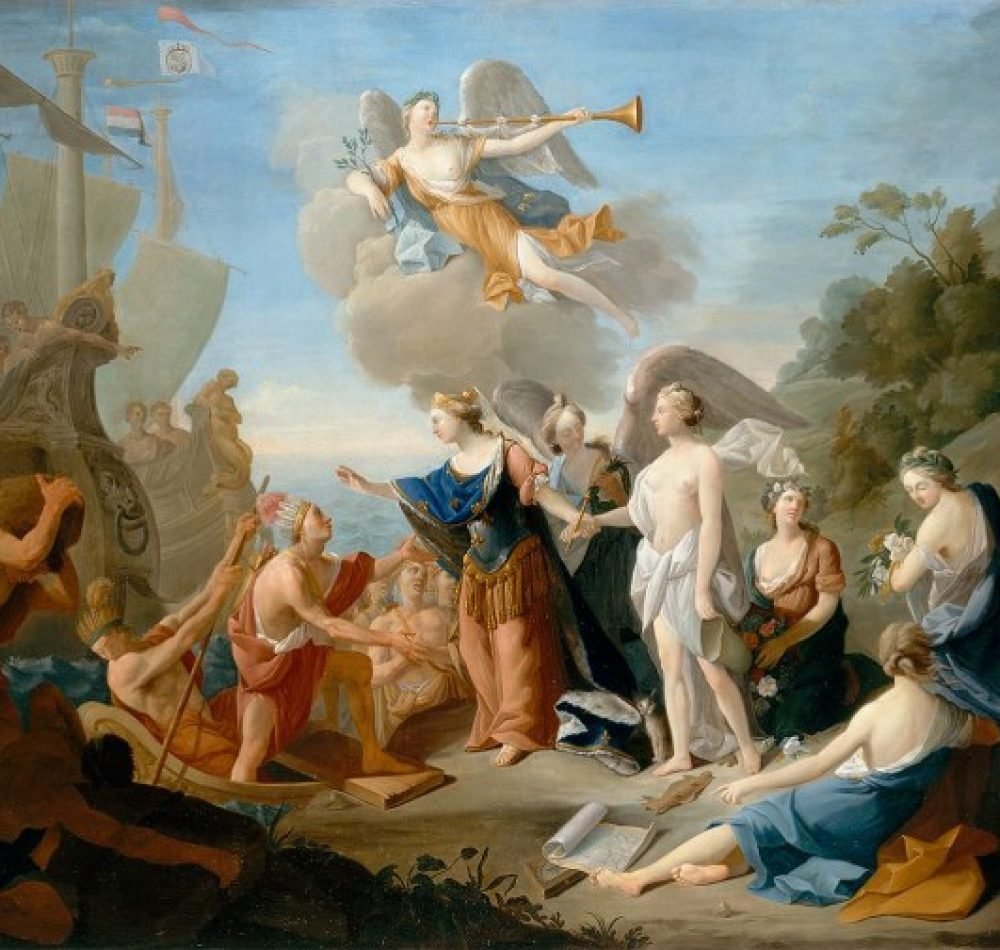 La France offrant la liberté à l'Amérique - Jean Suau | Domaine public