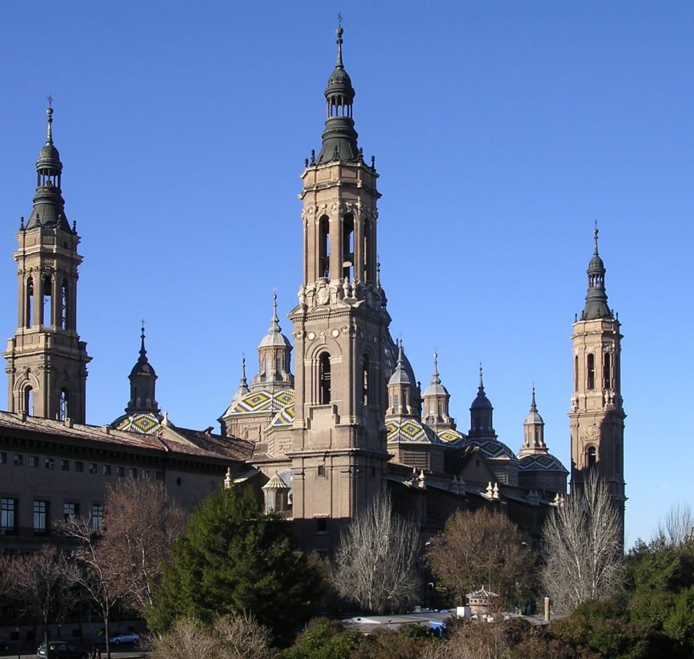 La basilique Notre-Dame du Pilier, à Saragosse, en Espagne, en illustration à notre article sur le rapt en Aragon à l'époque médiévale - Willtron | Creative Commons BY-SA 3.0