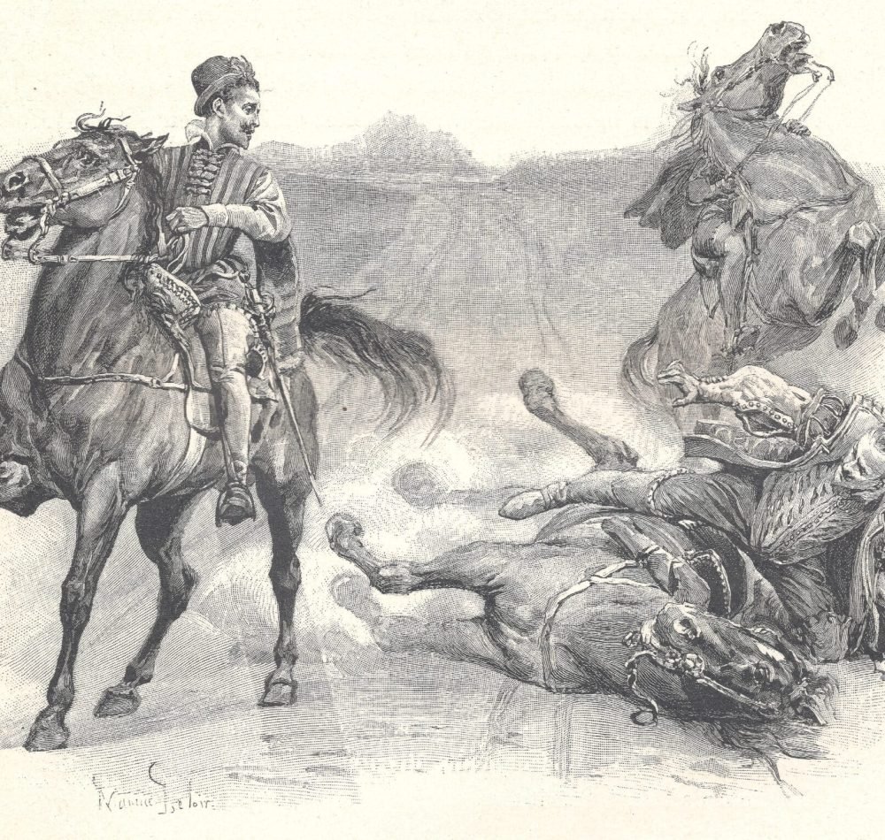 La dame de Monsoreau, pour illustrer notre article sur la domestication du cheval dans l'histoire - Alexandre Dumas | Domaine public