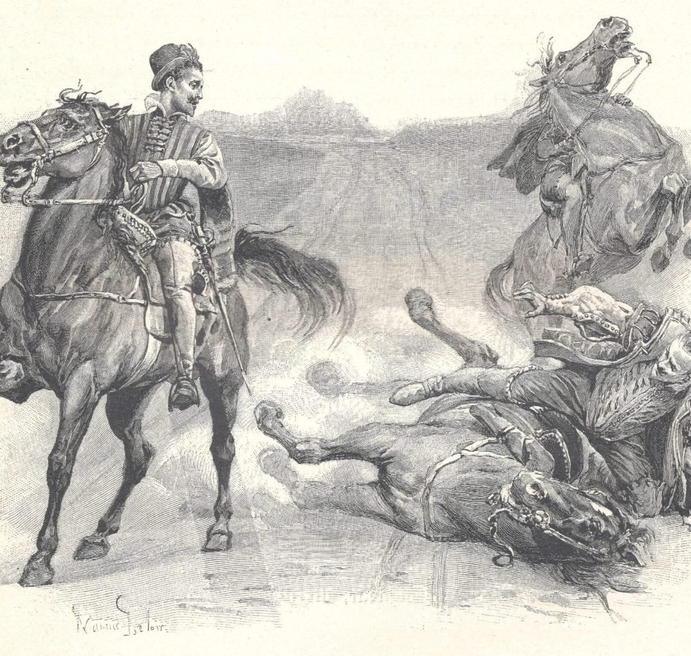 La dame de Monsoreau, pour illustrer notre article sur la domestication du cheval dans l'histoire - Alexandre Dumas | Domaine public