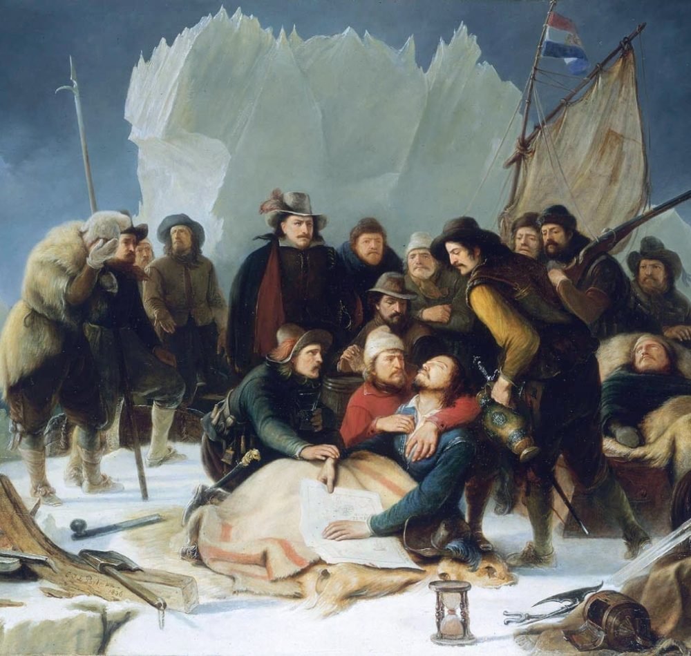 La mort de Willem Barentsz - Christiaan Julius Lodewijk Portman | Domaine public
