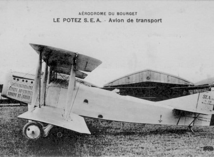 Le SEA IV C2 est un biplan monomoteur de chasse français conçu à la fin de la Première Guerre mondiale - auteur inconnu | Domaine public