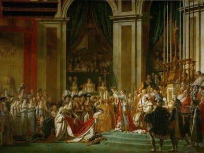 Le couronnement de Napoléon Bonaparte, le 2 décembre 1804 - Jacques-Louis David | Domaine public