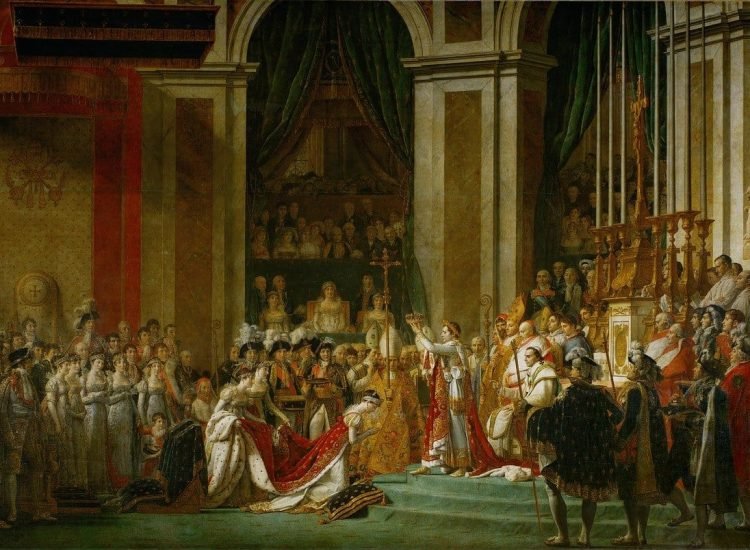 Le couronnement de Napoléon Bonaparte, le 2 décembre 1804 - Jacques-Louis David | Domaine public
