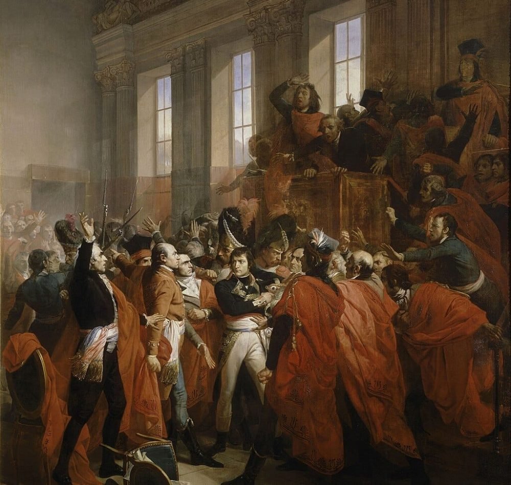 Le général Bonaparte au Conseil des Cinq-Cents, François Bouchot, 1840 I Domaine Public