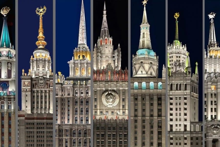 Les Sept Soeurs, les gratte-ciel stalinien de Moscou