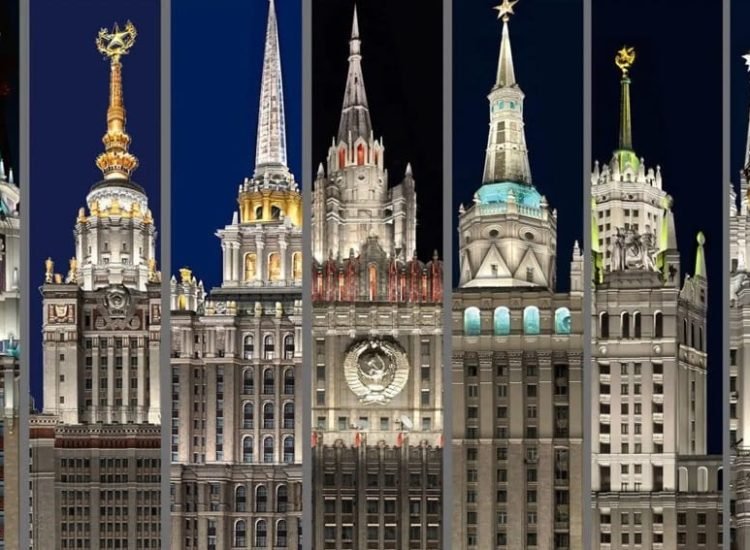 Les Sept Soeurs, les gratte-ciel stalinien de Moscou - alexandrederussie (site web) | Creative Commons BY-SA 4.0