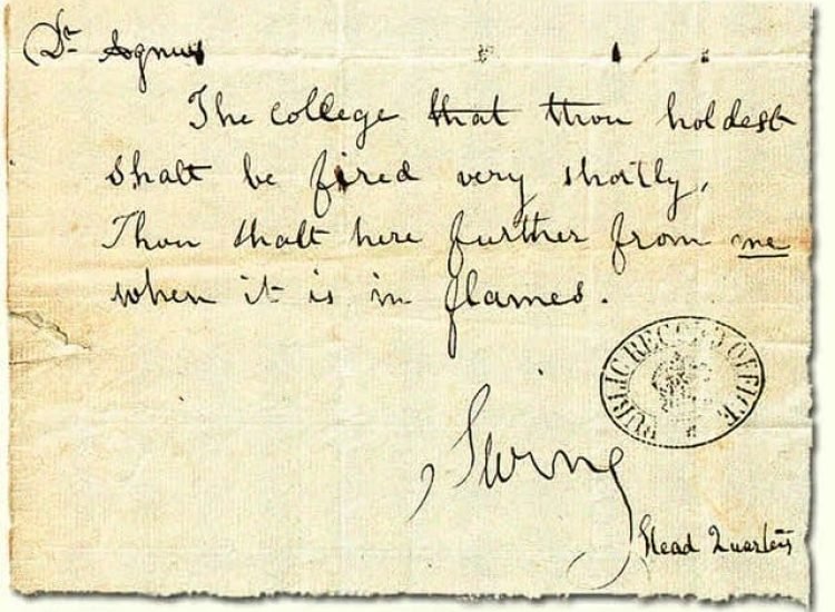 Lettre du Capitaine Swing – Unknown author | Domaine public