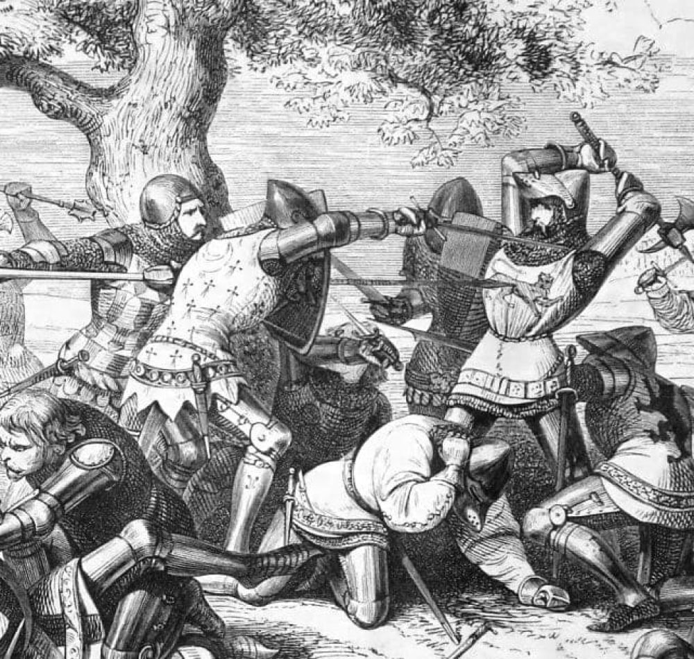 Mort de Bemborough gravure du XIXe - Paul Philippoteaux | Domaine public