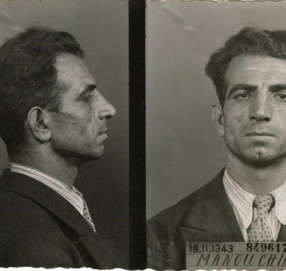 Photographie d'identité judiciaire prise le 18 novembre 1943, deux jours après son arrestation - Photographe inconnu | Domaine public