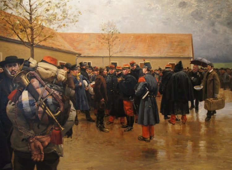 Les réservistes - Pierre-Georges Jeanniot | Domaine public