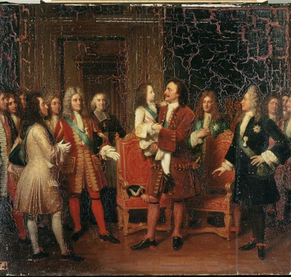 Pierre Ier et Louis XV - Louise Hersent | Domaine public