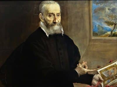 Portrait de Giulio Clovio par Le Greco vers 1571-1572 | Domaine public