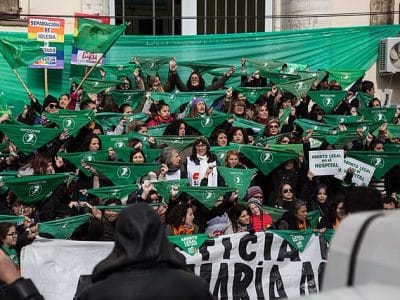 Rassemblement pour le droit à l'avortement légal, sûr et gratuit - Santa Fe, Argentine, 20 juillet 2018 | Creative Commons BY 4.0.