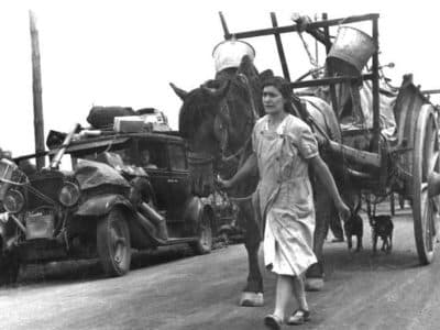 Réfugiés français sur la route de l'exode, 19 juin 1940 - Tritschler | Creative Commons BY-SA 3.0