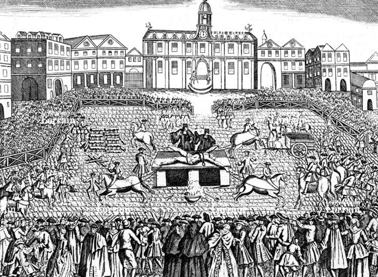 Supplice de Damiens en place de Grève - Auteur inconnu (Gallica/BNF) | Domaine public