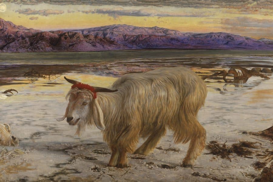 The Scapegoat (Le Bouc émissaire), tableau de William Holman Hunt, 1854-1856