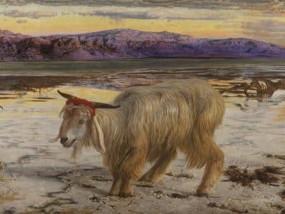 The Scapegoat (Le Bouc émissaire), 1854-1856 - William Holman Hunt | Domaine public