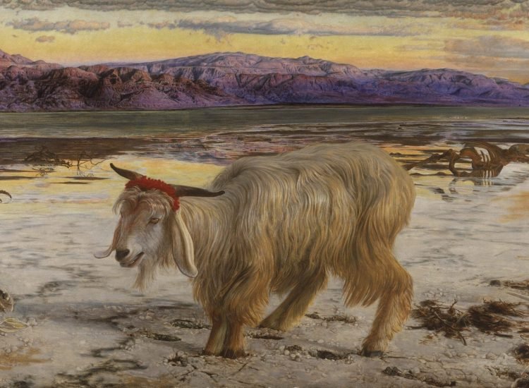 The Scapegoat (Le Bouc émissaire), 1854-1856 - William Holman Hunt | Domaine public