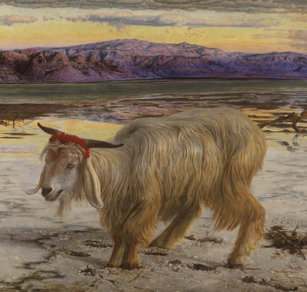 The Scapegoat (Le Bouc émissaire), 1854-1856 - William Holman Hunt | Domaine public