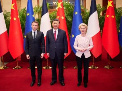 Visite d'Ursula von der Leyen et d'Emmanuel Macron en Chine le 6 avril 2023 - EC/DATI BENDO | Creative Commons BY 4.0 DEED