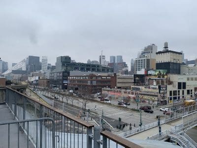 Vue de New York à bord de l'Intrepid - Augustin Remond | Domaine public