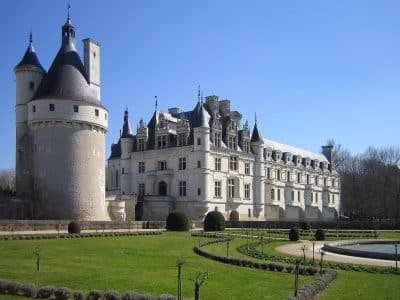 Vue du château depuis les jardins de Catherine de Médicis - Ministère de la culture française | Creative Commons BY-SA 3.0