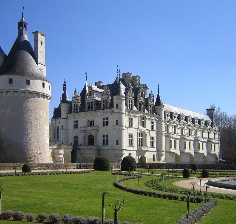Vue du château depuis les jardins de Catherine de Médicis - Ministère de la culture française | Creative Commons BY-SA 3.0