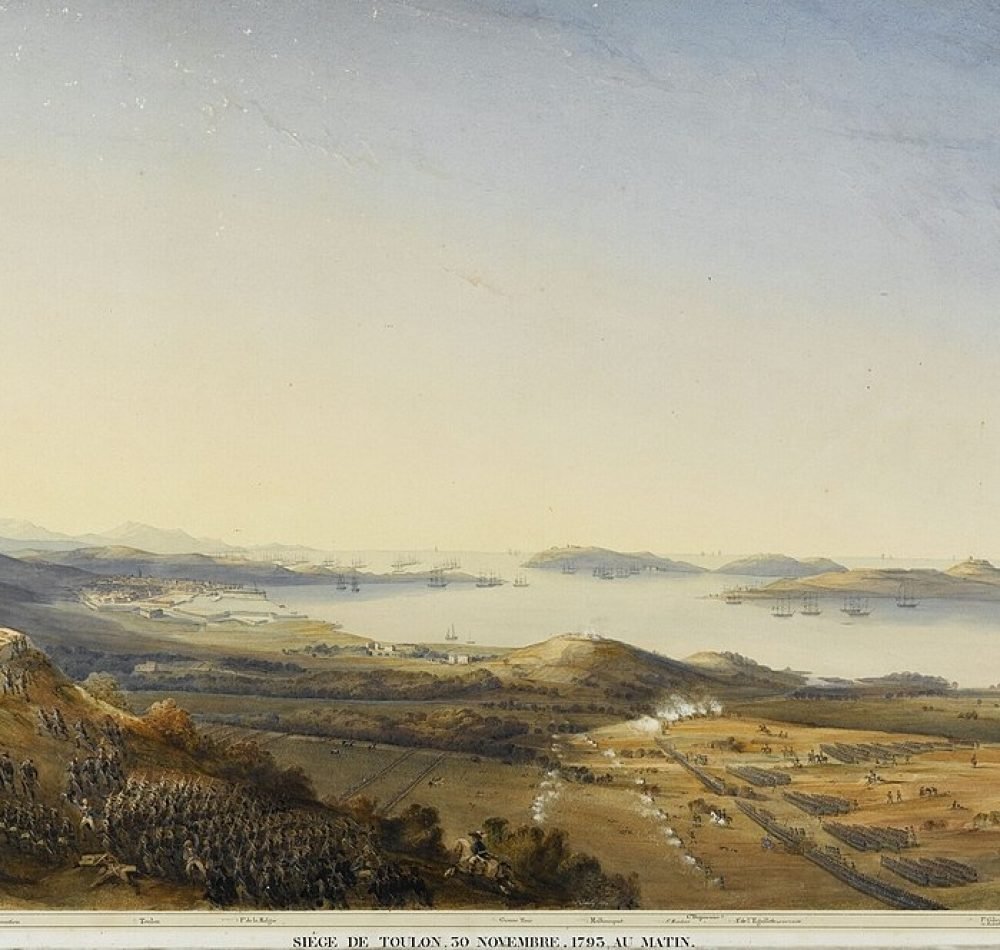 Vue générale du siège de Toulon le 30 novembre 1793 - Sigismond Himely | Domaine public