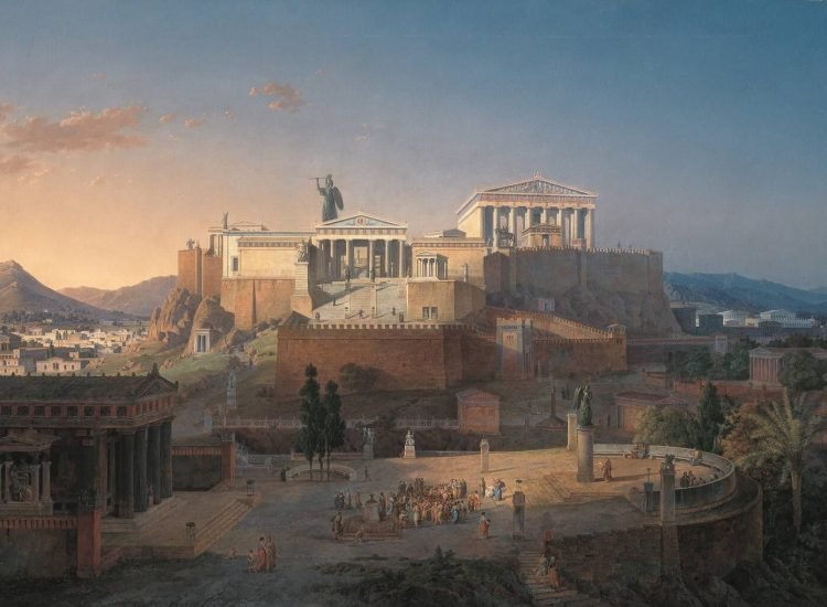 L'acropole d’Athènes - Leo von Klenze, 1846 | Domaine public