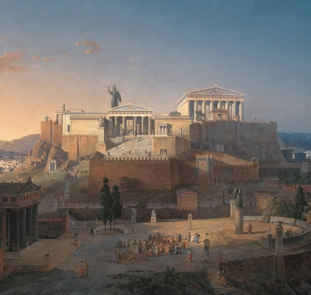 L'acropole d’Athènes - Leo von Klenze, 1846 | Domaine public