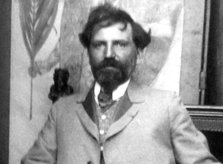 Alfons Mucha en studio en 1899 - SiefkinDR (pseudo Wikimedia) | Creative Commons BY-SA 4.0