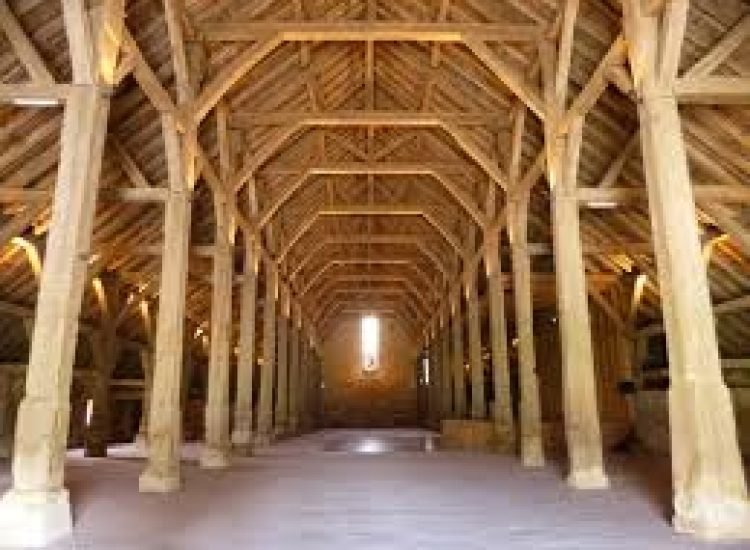 Charpente de la grange de Meslay - Belperion (pseudo Wikimedia | Creative Commons BY-SA 4.0