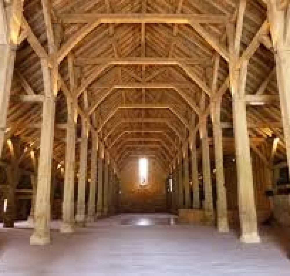 Charpente de la grange de Meslay - Belperion (pseudo Wikimedia | Creative Commons BY-SA 4.0
