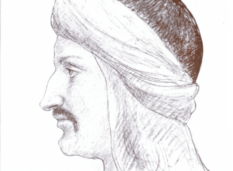 Ibn al-Muqaffi, le père de la prose arabe, représenté en 1917 - Khalil Gibran | Domaine public