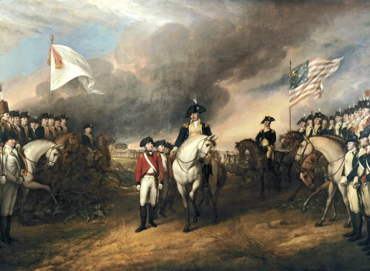 John Trumbull, La reddition du lord Cornwallis, 1820 I Domaine Public